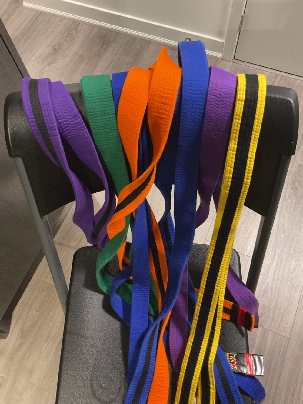 Karate belts various
